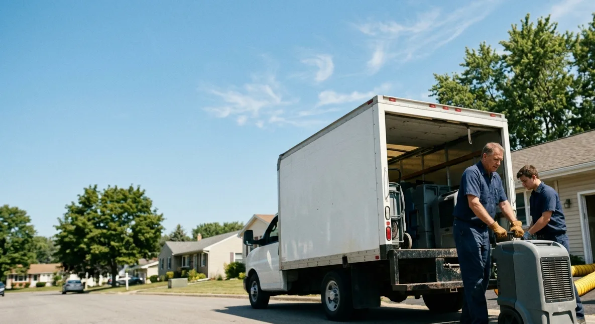 Water Damage Cleanup in Hartsville, IN near me